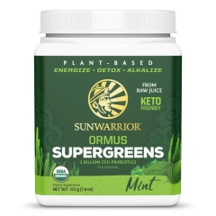 Sunwarrior Biologische Ormus Supergreens Mint 226,8 Gram Aanbieding