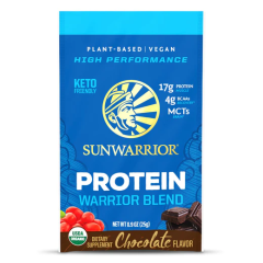 Sunwarrior Warrior Blend Biologische Proteïne Chocolade 25 Gram