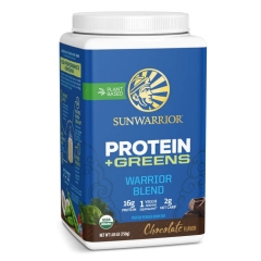 Sunwarrior Warrior Blend Biologische Proteïne + Greens  Chocolade 750 Gram