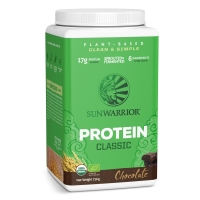 Sunwarrior Organic Classic Protein Chocolate 750 Grams