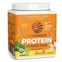 Sunwarrior Classic Plus Organic Protein Vanilla 375 Grams