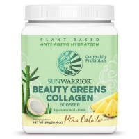 Sunwarrior Beauty Greens Collagen Pina Colada 300 Grams