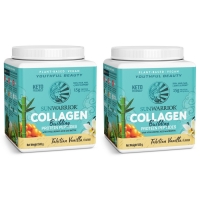 Sunwarrior Collagen Building Protein Peptides Tahitian Vanilla Duo