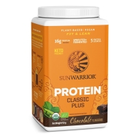 Sunwarrior Classic Plus Biologische Proteïne Chocolade 750 Gram